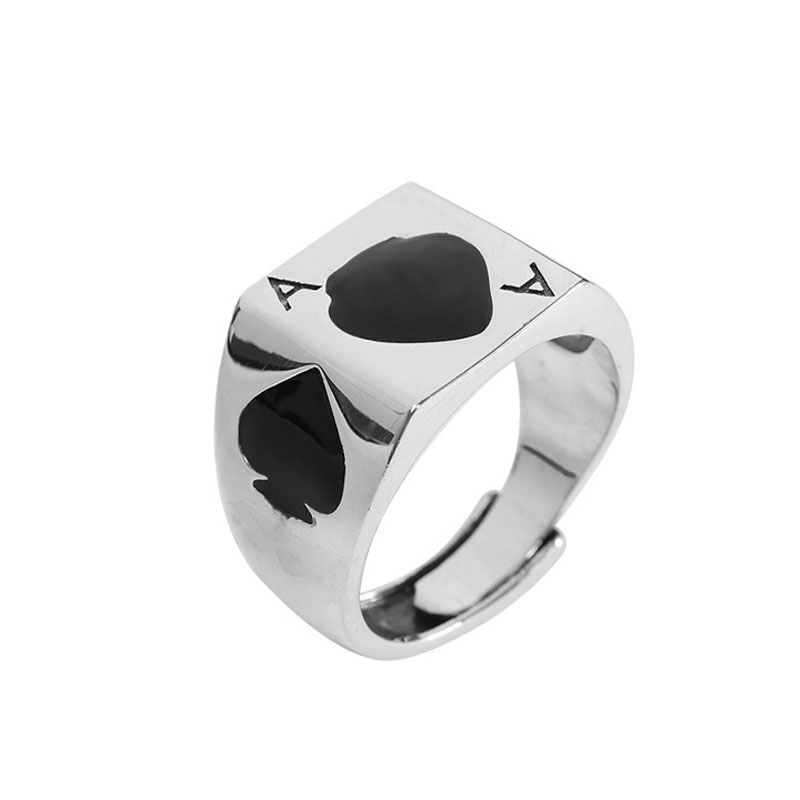Anillos góticos Retro Para hombre y mujer, joyería de aleación de acero de titanio, color plateado antiguo, estilo Hip Hop, Rock: Púrpura claro