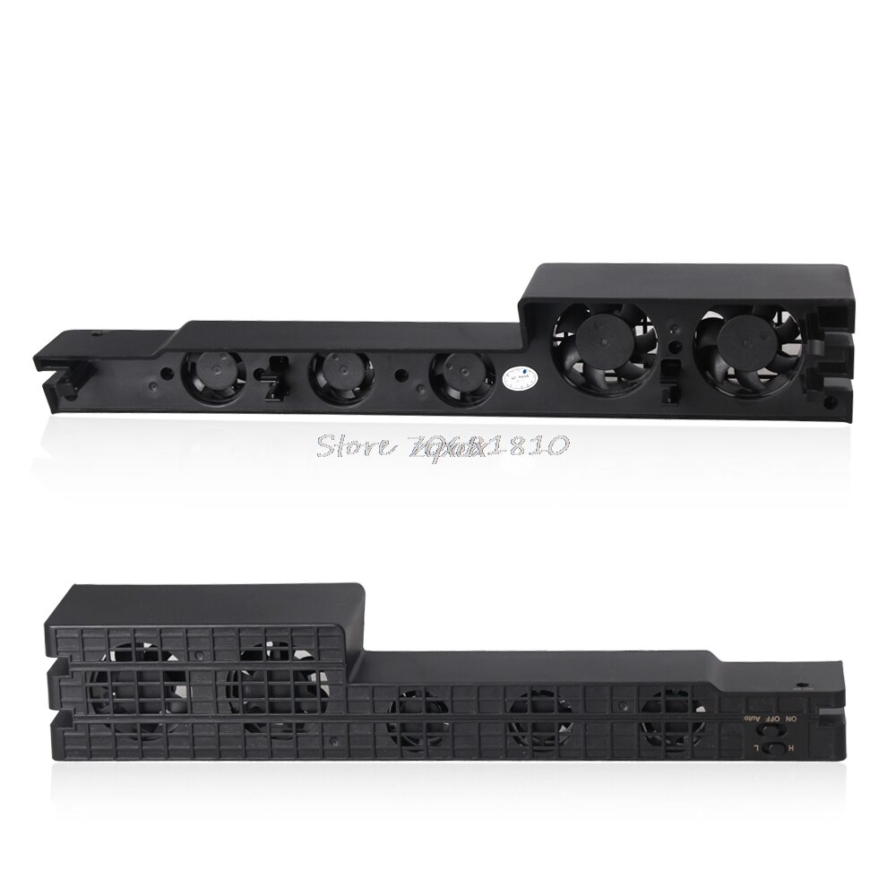 USB Cooling Fan External 5-Fan Super Turbo Temperature Cooling Fan for Playstation4 PS4 Pro Game Console Whosale