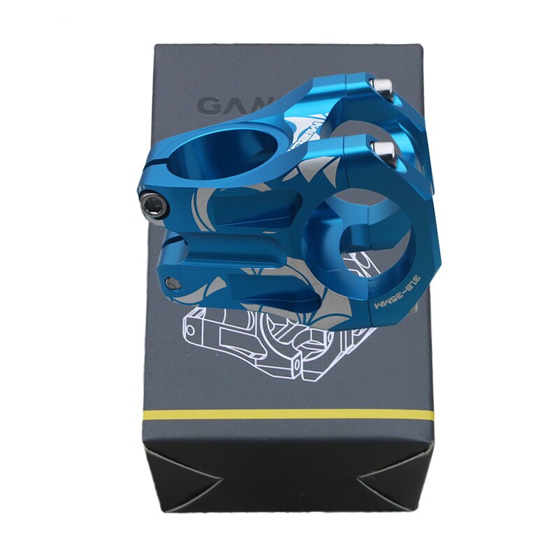 Mountain Bike Hollow Stem Aluminum Hollow Stem Fitting 31.8mm Road Bike Speed Short Stem Folding Bike Stem Bike Fork Stem