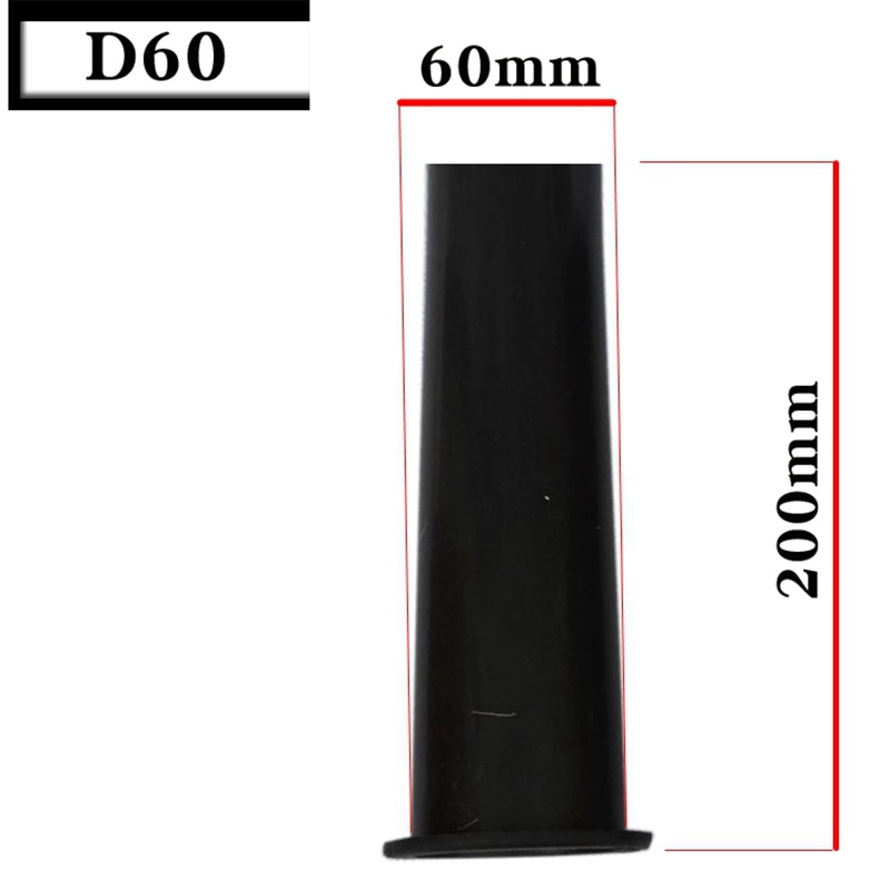 HIFIDIY Live Lautsprecher führen Rohr 6,5 8 10 12 zoll Bass Subwoofer Lautsprecher Invertiert Rohr Hafen Hilfs ABS offene See 60 ~ 100mm: 1Stück / D60mm L200