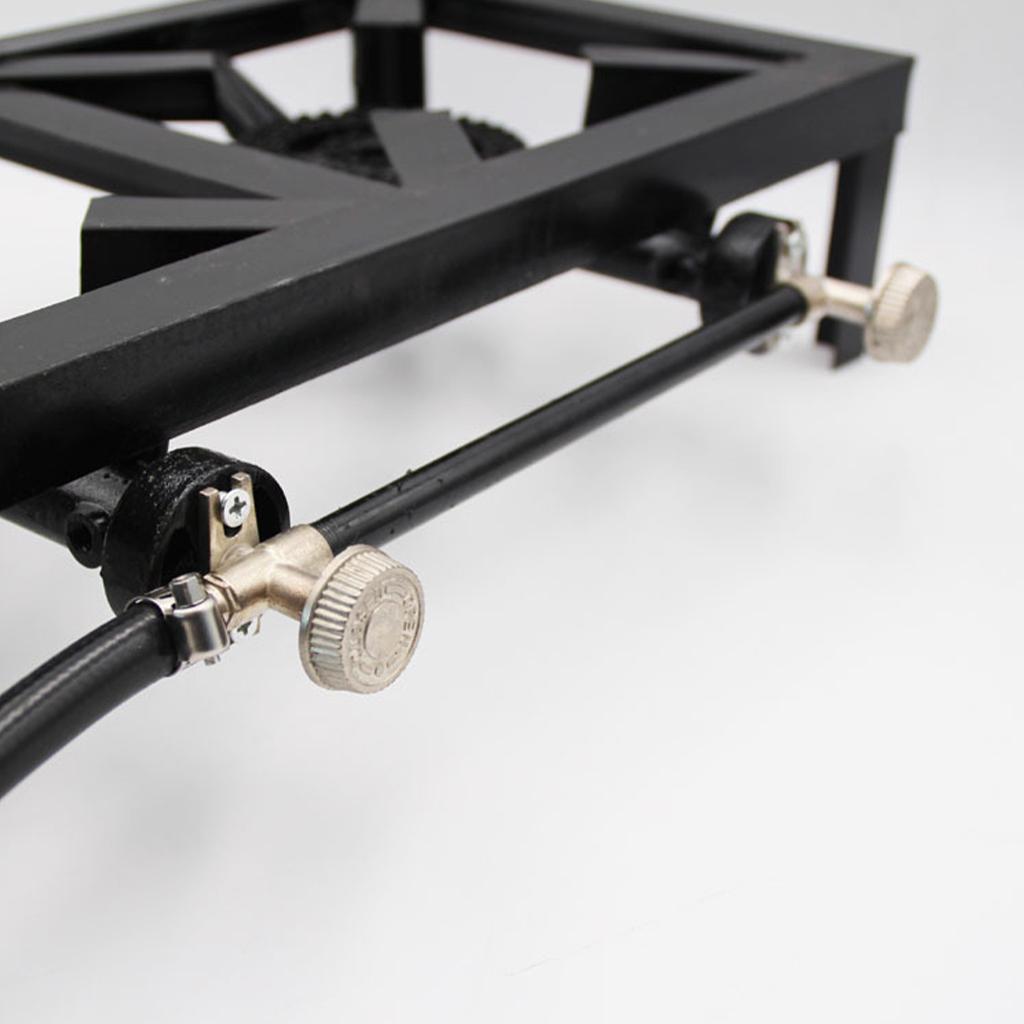 Portable Outdoor Gas Stove Double Burner Heavy-Duty Burner Cooker for Camping Travel Cooking Backpacking