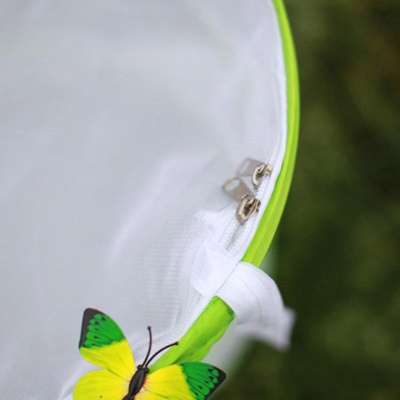 Foldable Mesh Butterfly Insect Habitat Cage with Handle and Zipper LSF