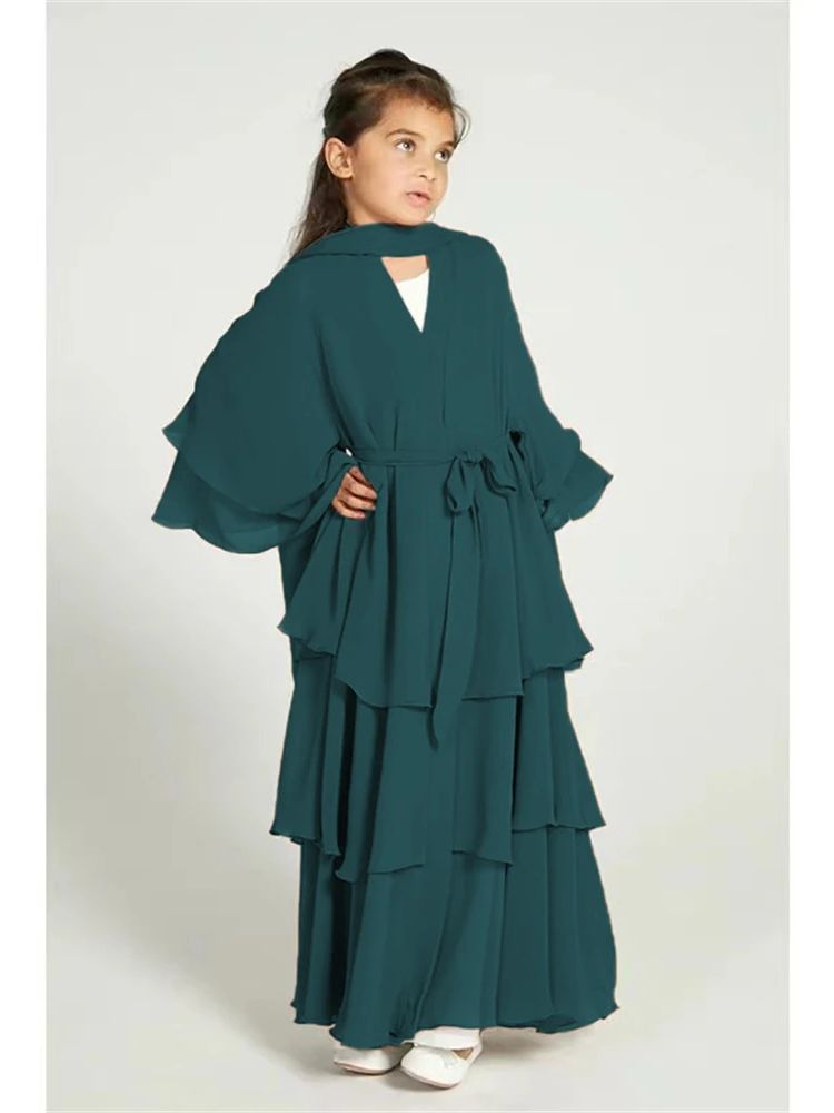 Ramadan Niqab Khimar Chiffon freundlicher Muslim Abaya Dubai Truthahn Islam Kleid Gebets kleidung für Frauen Kebaya Kleid Femme Musulmane