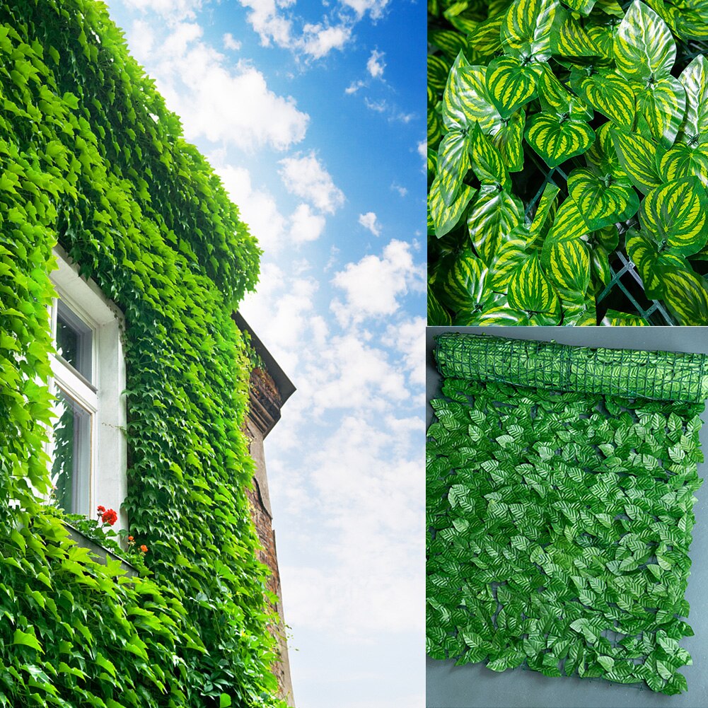 3m Leaf Decoration Multifunction Patio Artificial Hedge Privacy Fence Backyard Easy Install Vine Farm Home Outdoor Garden