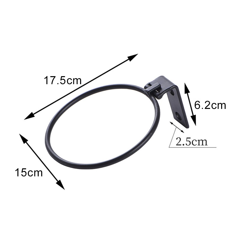 3Pcs Metal Wall Mounted Hanging Pot Holders Ring Planter Flower Bracket Stand