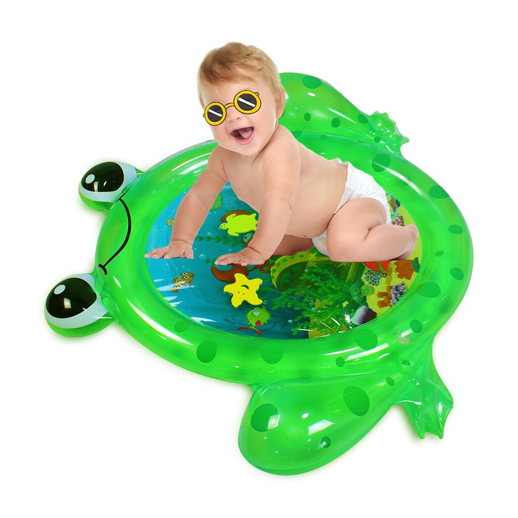 Tummy Tijd Baby Water Mat Baby Speelgoed Opblaasbare Spelen Mat Voor 3 6 9 Maanden Pasgeboren Jongen Meisje Pvc Materialen lichtgewicht #2