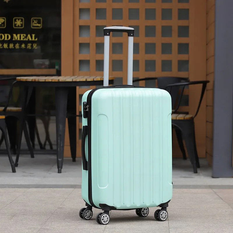 Lett koffert, universalhjul, liten rullebagasje, 20 -tommers ombordstigningsvogn, passord, kabinkofferter: Himmelblå / 28 tommer 700mm