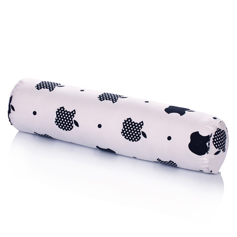 Multifunktion rund slik pude almindelig yoga pude kontor lur pude fløjl slibestof polstret bomuld sundhedspleje nakkepude: 007