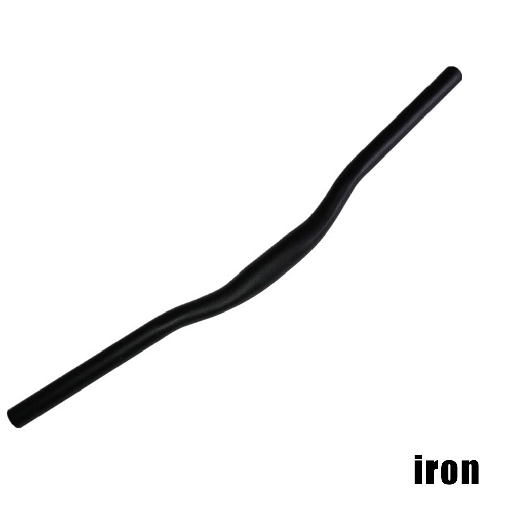 , barra elevadora de bicicleta de Manillar de bicicleta de montaña de aleación de aluminio, Extra larga y duradera N66: Azul