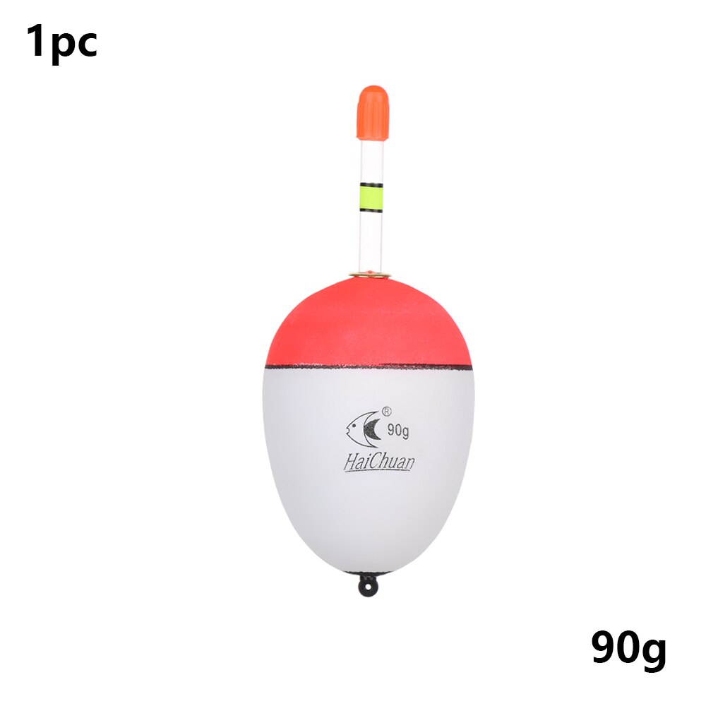 10-100g fiskeri nat float eva lysende float fisk agn til havfiskeri karpe fiskegrej tilbehør plast bobber: 90g