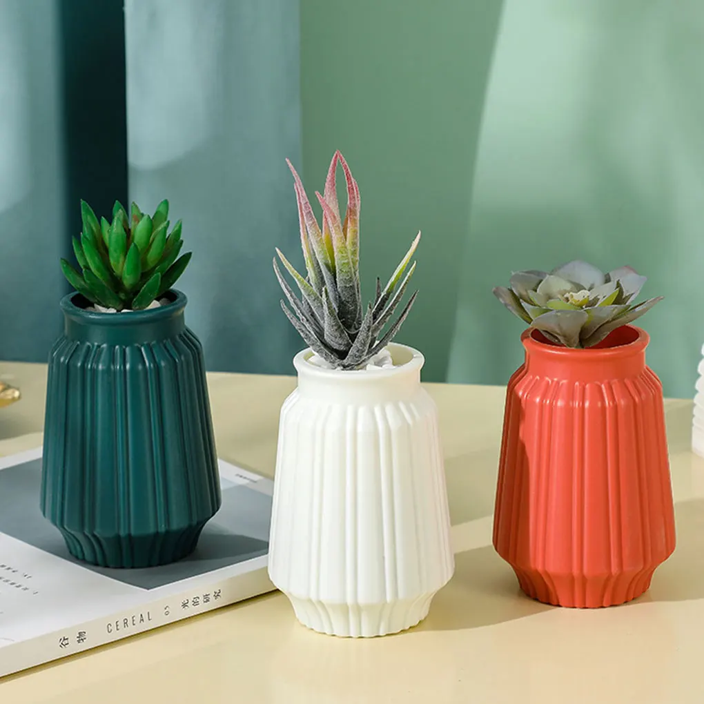 Handgemaakte Bloempot Voor Unieke Decoratie In Woonkamer Elegante Decoratie Vazen Voor Bloemen Blauw