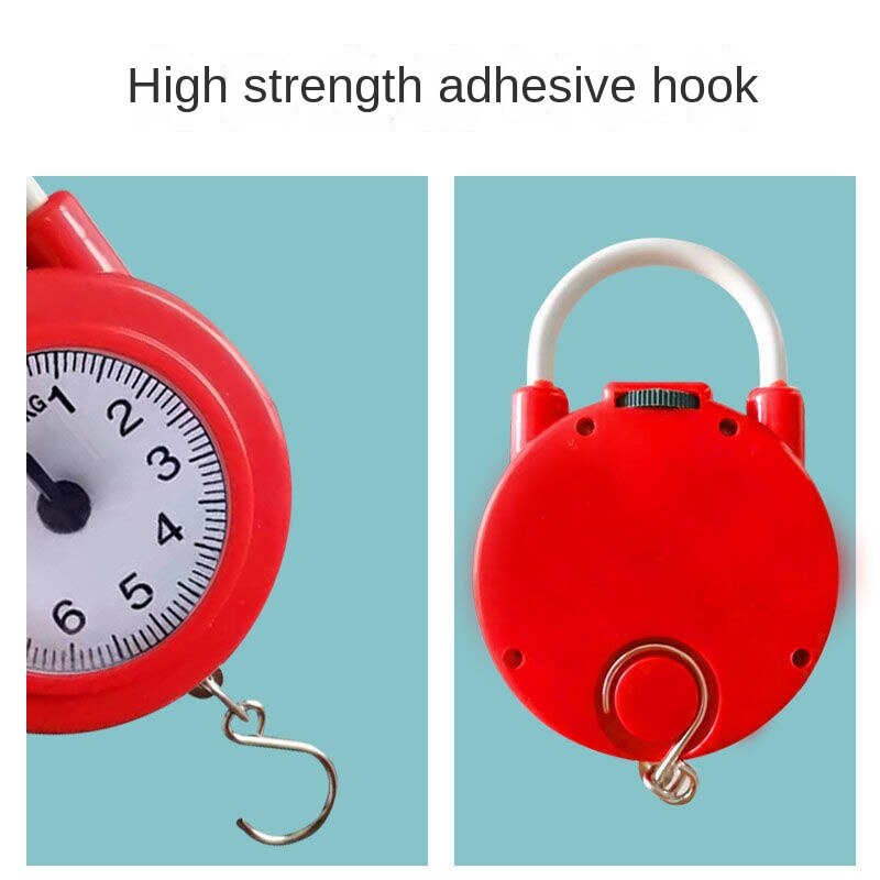 Spring scale household portable multi-function 10KG portable scale shopping scale pocket scale mini express scale 10 kg