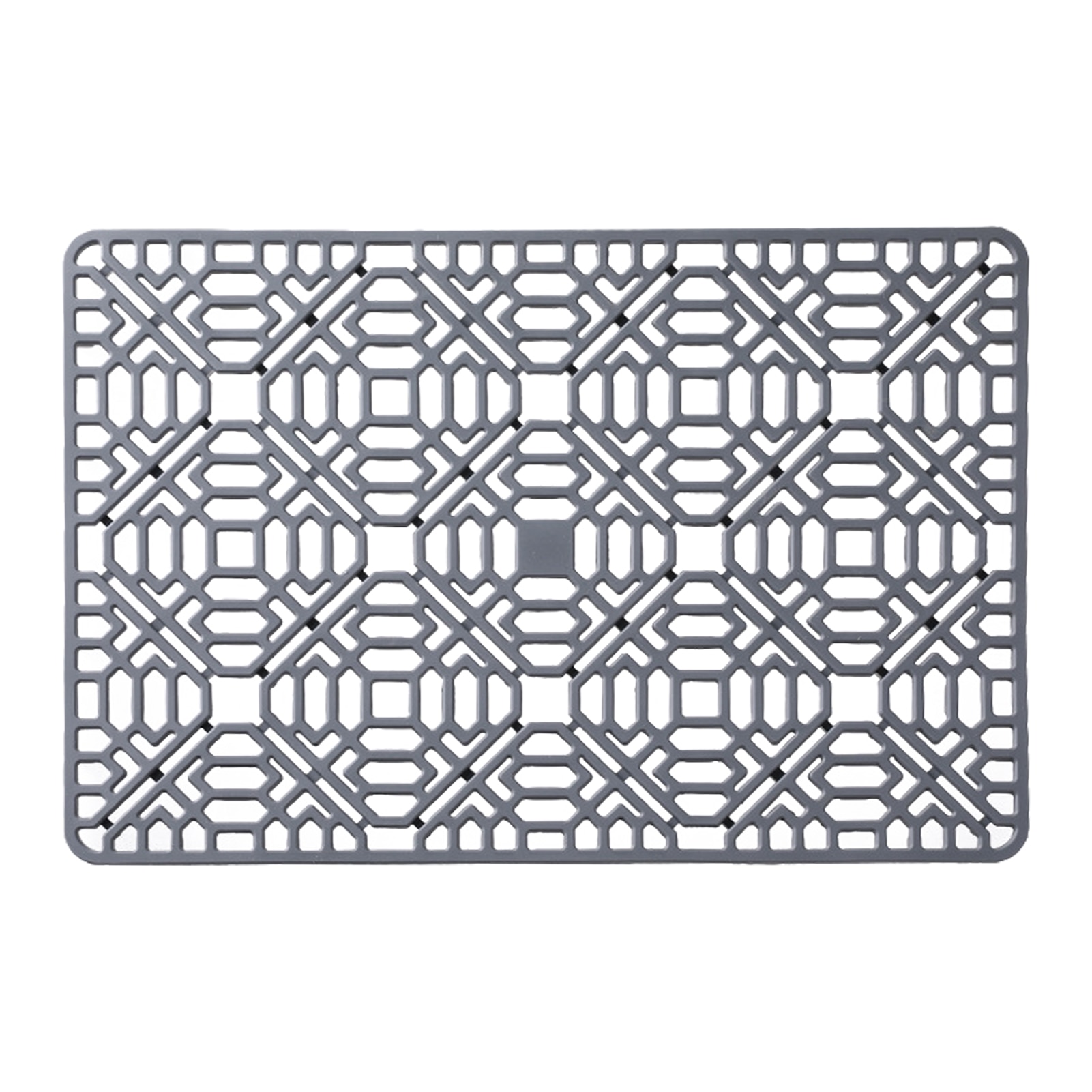 Farmhouse Bottom Drying Durable Bowl Kitchen Grid Drain Ceramic Multicolor Dish Silicone Pad Heat Resistant Sink Protector Mat