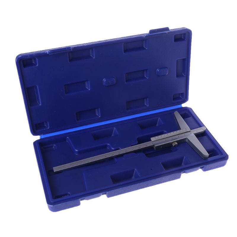 0-150mm/0-200mm/0-300mm Depth Vernier Caliper 0.02mm Accuracy Depth Gauge Depth Measuring Tool