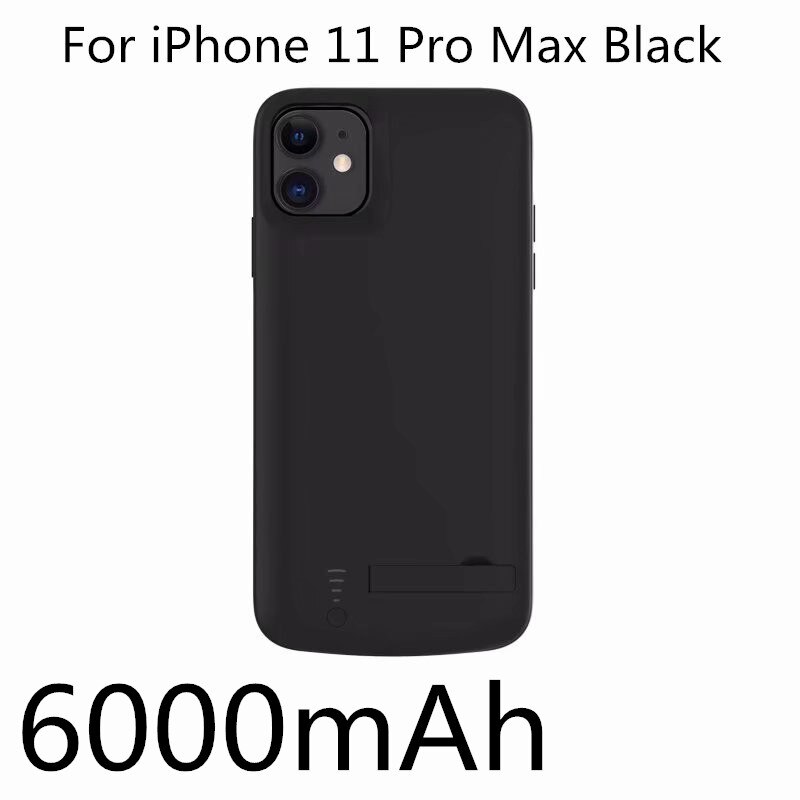 Batterie Ladegerät Fall Für iPhone 11 Pro Max 6 6s Plus 7 8 Plus X XR XS Max 100% batterie Fall Abdeckung Dünne 5000-8000mAh Power Bank: 5