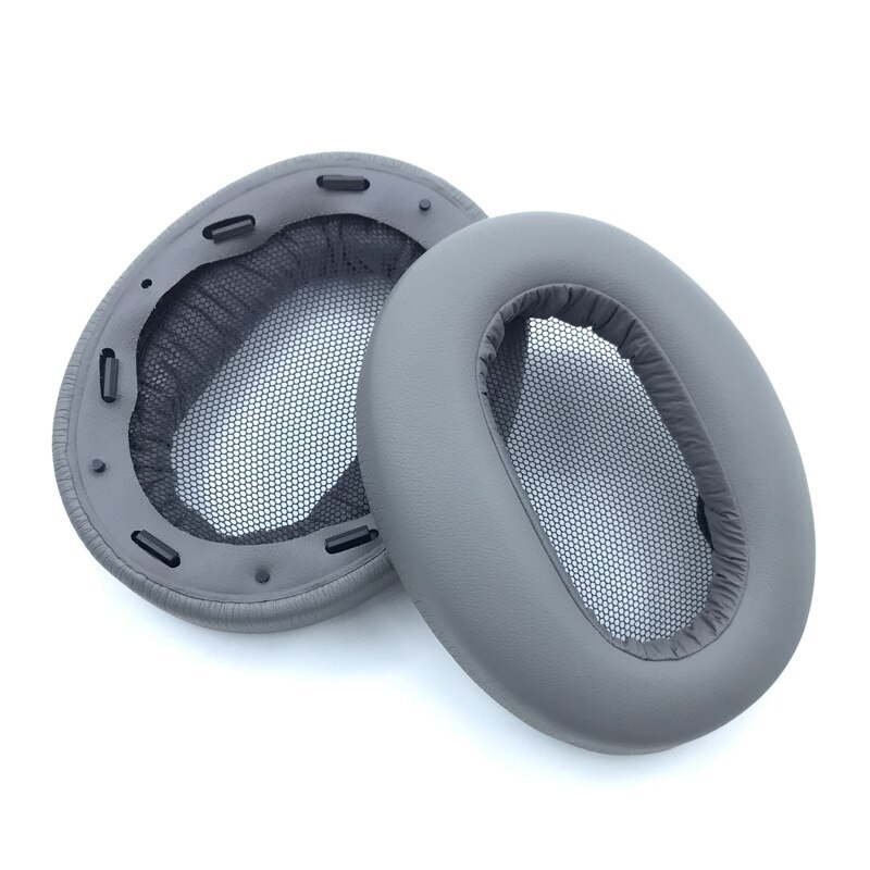 Geschikt Voor Sony MDR-1AM2 Oorkussens Oortelefoon Mouw Spons Pad Lederen Oorbeschermers: Grey