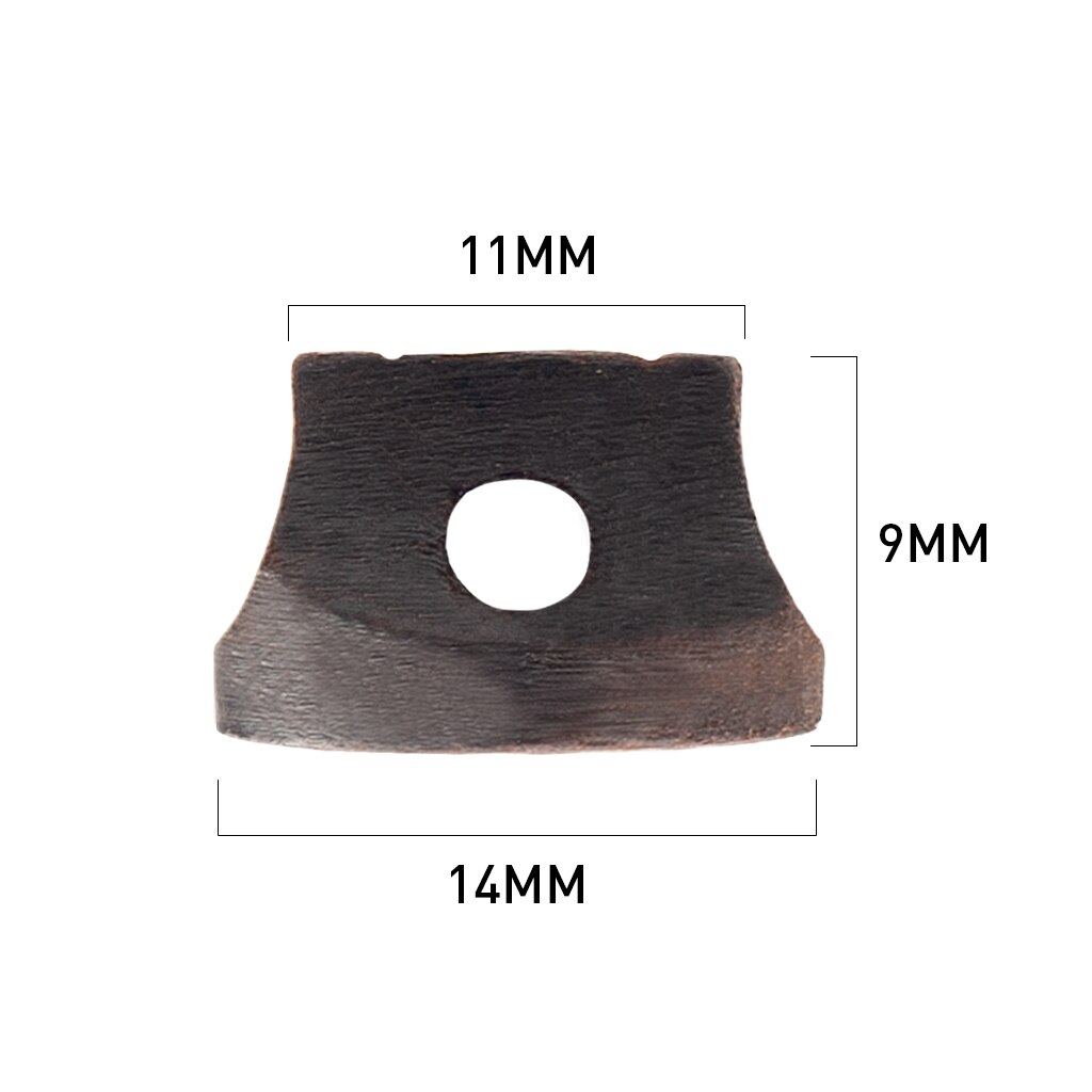 Erhu/urheen utføre bridge lønn erhu bridge strengeinstrument tilbehør kinesiske tradisjonelle instrumenter deler svart farge