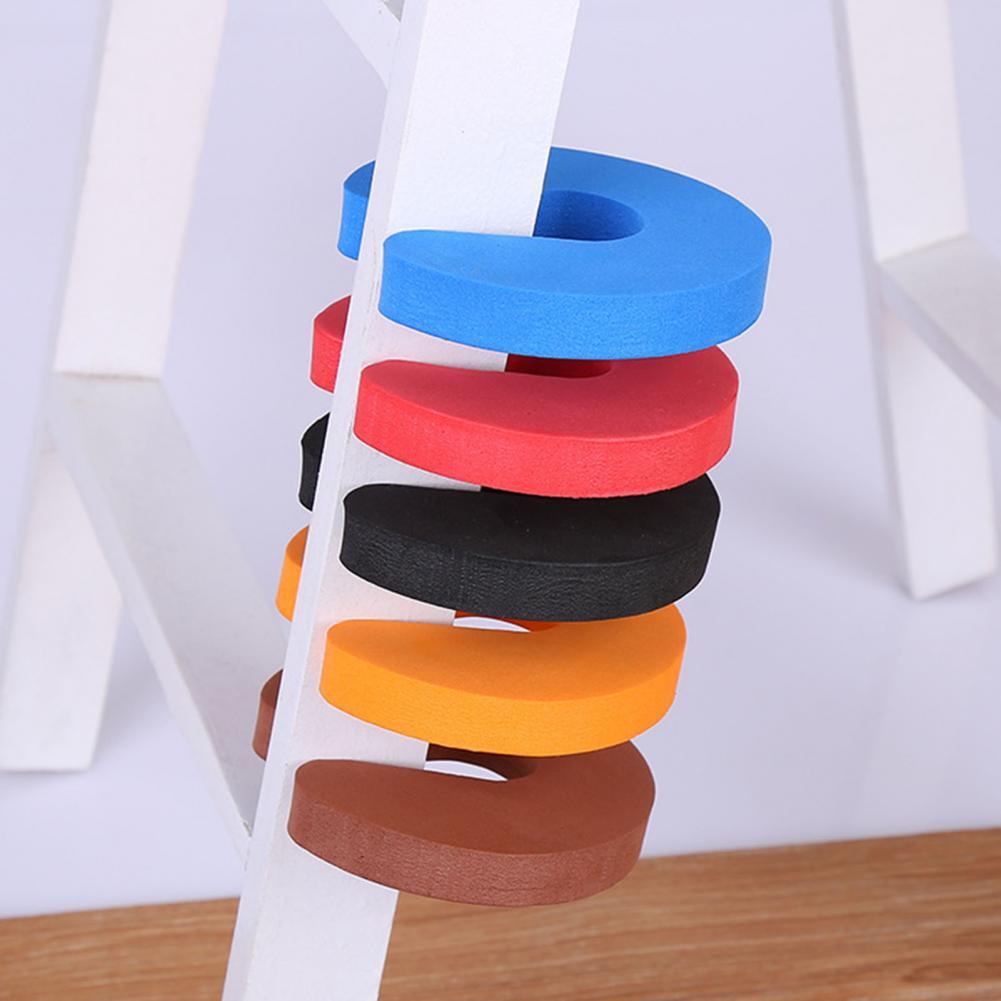 4Pcs Household Door Buffer High Elasticity Door Stopper Home Improvement C Shape Doorstop for Protecting Children Safe Stopper