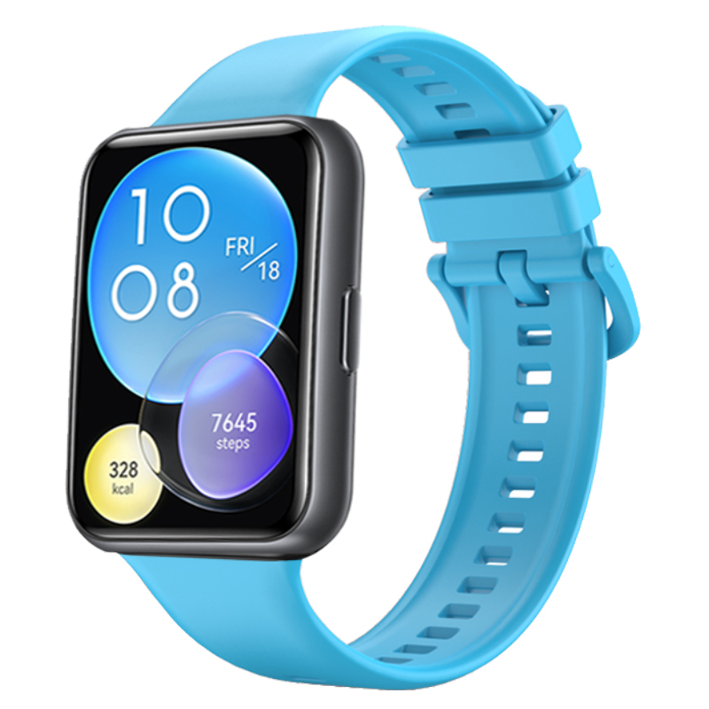 Silikon Band Für Huawei Uhr passen 2 Gurt Smartwatch Armbinde Metall Schnalle Sport Ersatz Armbinde Huawei Uhr passen 2 Correa: rot Schwarz