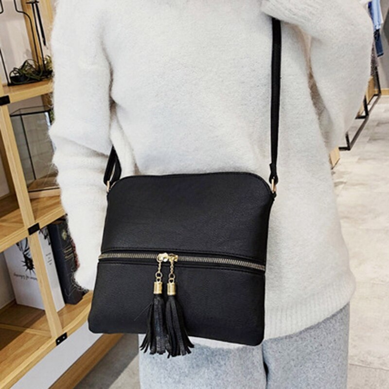 Dames messenger bags mini tas kwastjes schelpvorm tas dames schoudertassen handtas