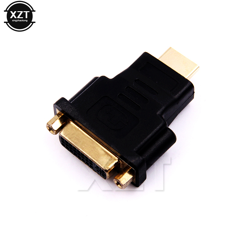 Dvi Adapter Converter Hdmi-Compatibel Male Naar Dvi 24 + 5 Vrouwelijke Converter Adapter 1080P Voor Hdtv projector Monitor