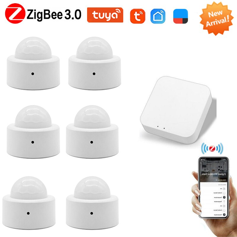 Tuya motion sensor intelligent human body movement infrared sensor pir sensor body motion wireless ZigBee requires Wifi gateway