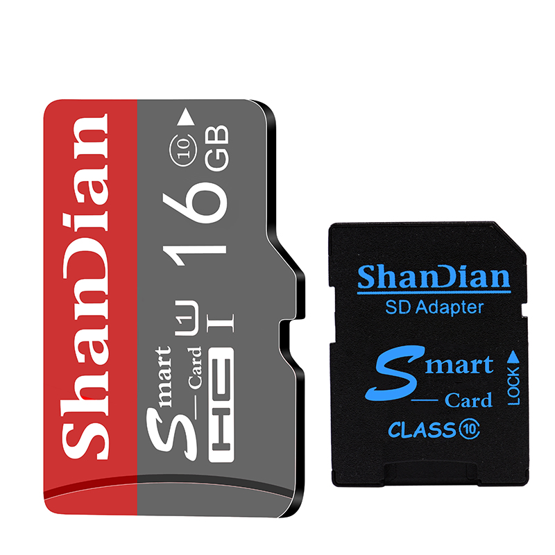 Shandian Grijs Smart Sd-kaart Digitale Camera Memory Capaciteit Uitbreiding 8Gb 16Gb 32Gb 64Gb 128Gb gratis Komt Met Sd-kaart Passen: 16GB