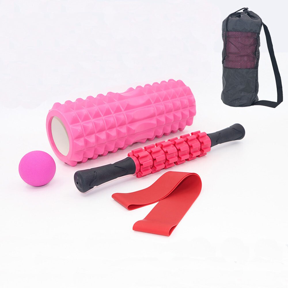 Fitness pilates yoga blokk foam roller innendørs sport gym øvelser avslapning muskel massasje roller yoga murstein treningsutstyr