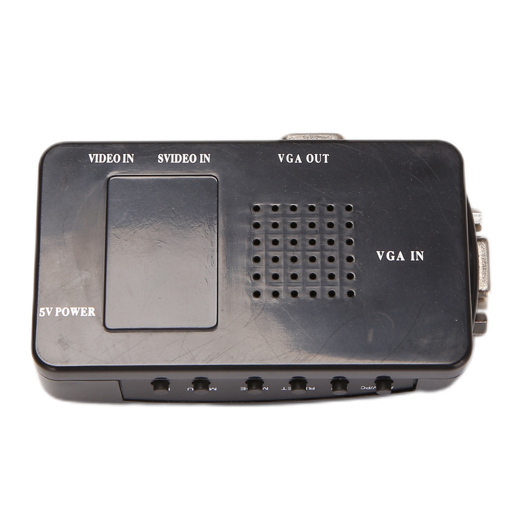 Av Naar Vga Adapter Rca Vga Converter Pc Rca Composiet S-Video Av Ingang Naar Pc Vga Lcd Output Converter Schakelkast