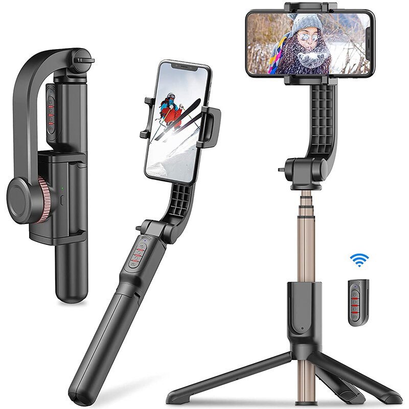 Stabilisateur de cardan tenu dans la main Smartphone Selfie bâton pour iPhone Android Samsung Xiaomi Vlog cardan de téléphone portable