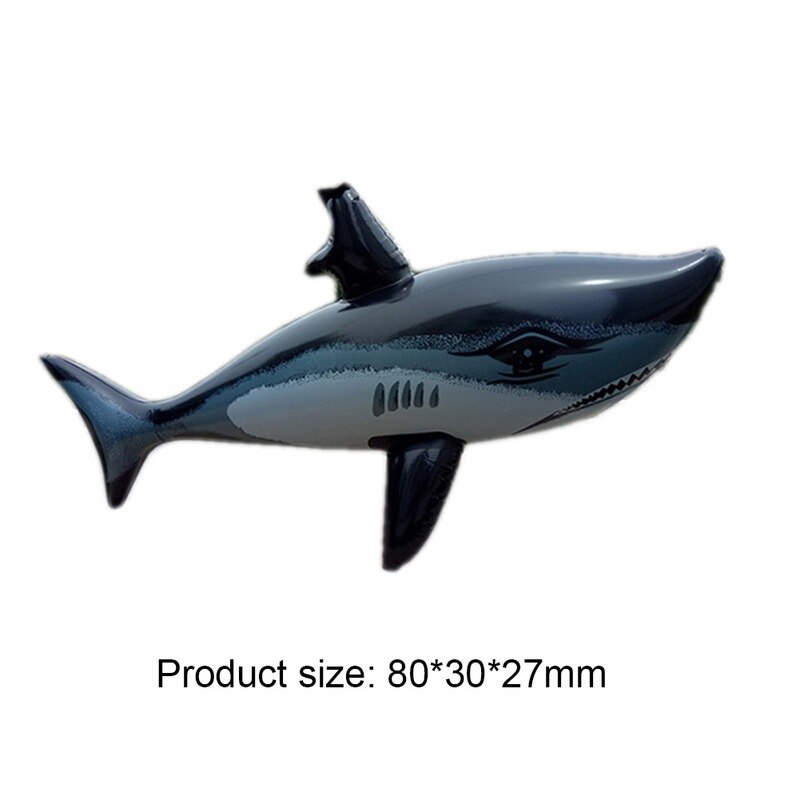 PVC Inflatable Shark Swimming Pool Safety Float Water Toy Simulation Inflatable Animal for Kids Children Pool Toys