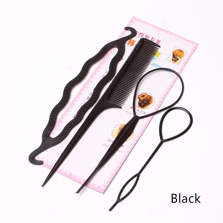 Hair Styling Tools Braid Tool Set Weave Braid Twist Tool Disk Hair Kit Pull Hair Pin Twist Styling Clip Comb Hair Accessories