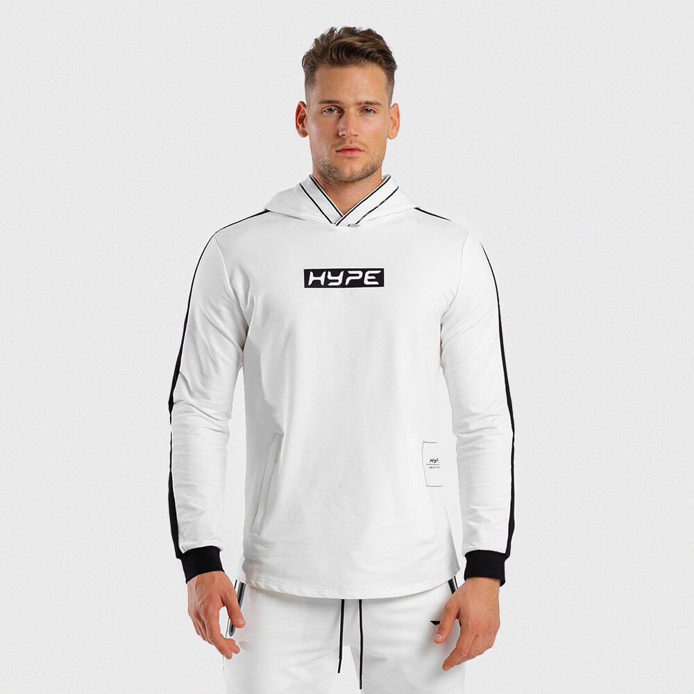 Autunno Nuovo Maglione di Sport degli uomini di Sport di Fitness Per Il Tempo Libero Pullover di Cotone Con Cappuccio a maniche lunghe di Formazione Giacca Da Uomo Outdoor Maglie E Maglioni