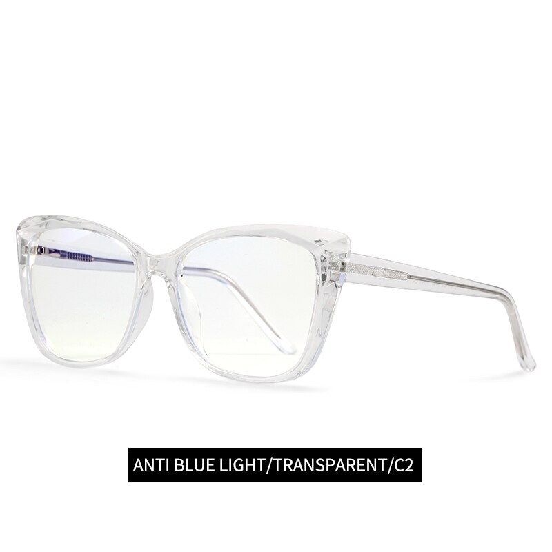 ¡Novedad de ! Gafas de ordenador Simvey con filtro de luz azul, lentes transparentes TR90, gafas de protección de luz azul grandes para mujer, gafas antiazules de gran tamaño: clear