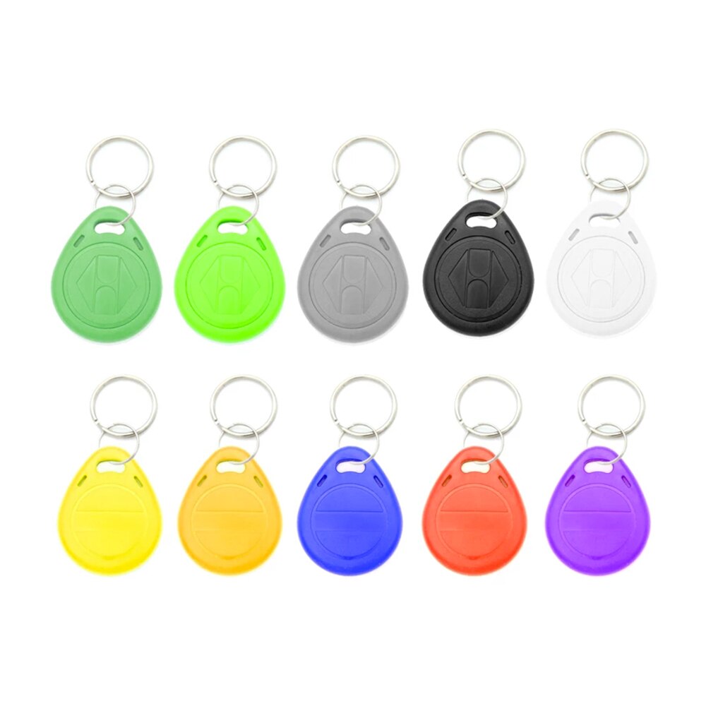 10Pcs EM4305/T5577 125Khz Key Copy Rewritable Writable EM ID T5577 keyfobs RFID Tag Ring Card Proximity Token Access Duplicate