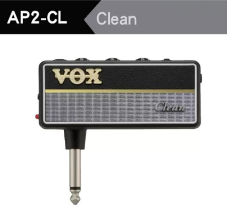 Vox amplug 2 ap2/ bs gitarrhörlurar elgitarrförstärkare: Guld-