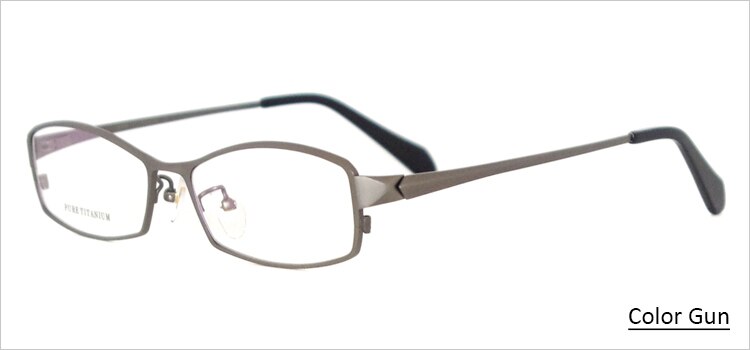 mode super licht titanium bril mannen optische oculos de grau mannen: Grijs