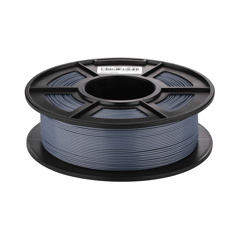 2 pieces/lot ANYCUBIC 1.75mm PLA Filament 1KG/Roll Neat Spool No Bubble Tangle Print Smoothly ECO-friendly For Mega Chiron Vyper: 1KG Grey-2PCS