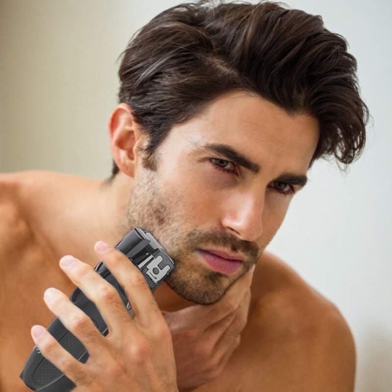 Mejores OFERTAS Surker Rscx-9008 Men'S con pantalla Digital Lcd 3D hoja flotante eléctrica afeitadora turbochargeab