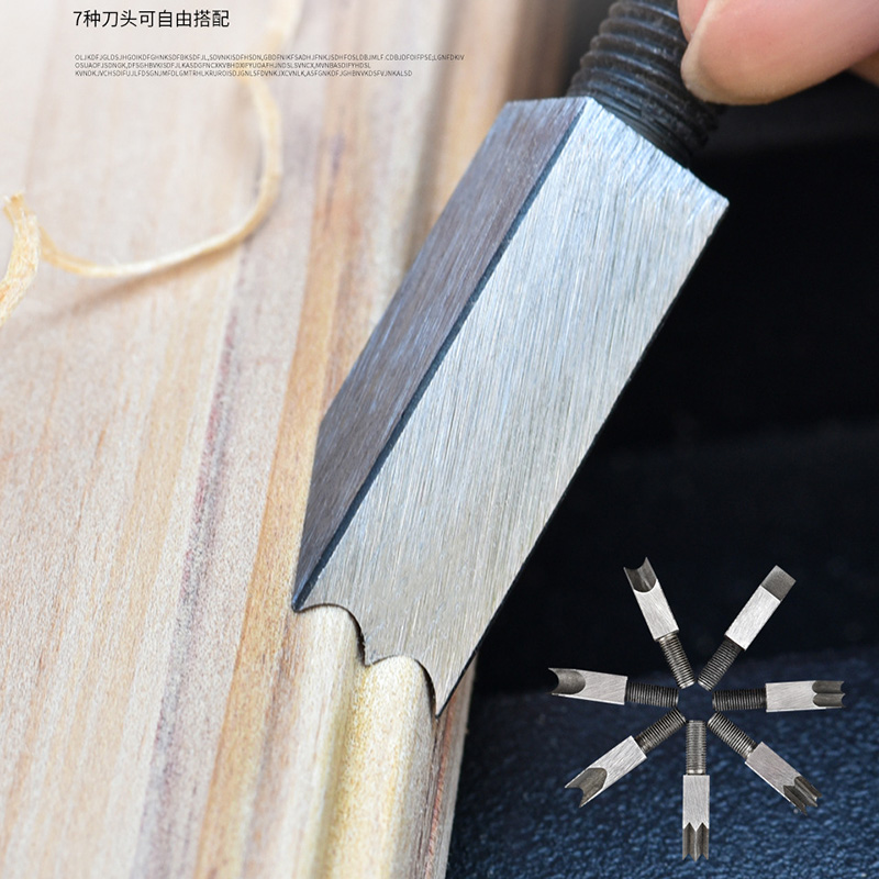 Edge Corner Planer 45 Degree Bevel Planer Chamfering Trimming Hand Planer Woodworking DIY Tool with Cutter head Woodworking Kits