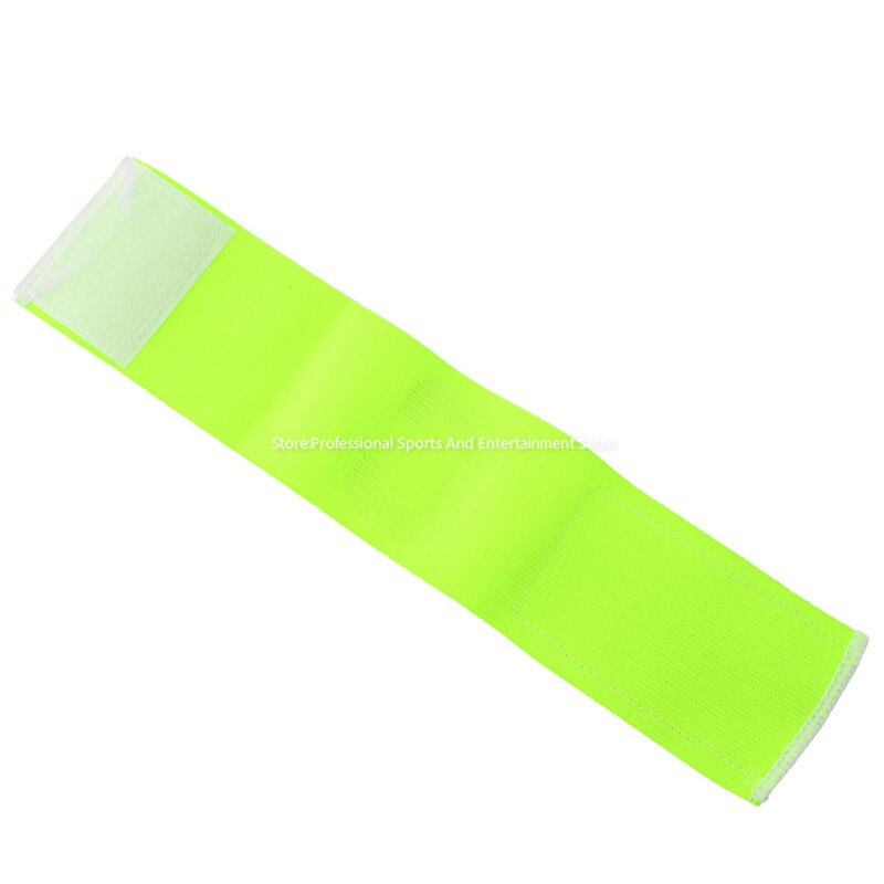 Promotional Football Soccer Flexible Sports Adjustable Player Bands Fluorescent Captain Armband Soccer Accesory
