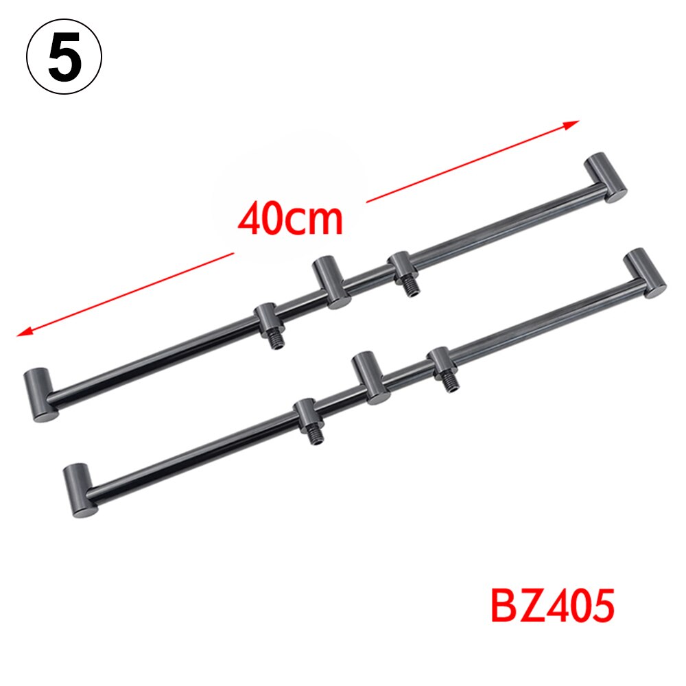 Carp Fishing Buzz Bars 20cm 30cm Fishing Rod Pod Holder Black Buzzer Bar for 2 Rods: 2x BZ405