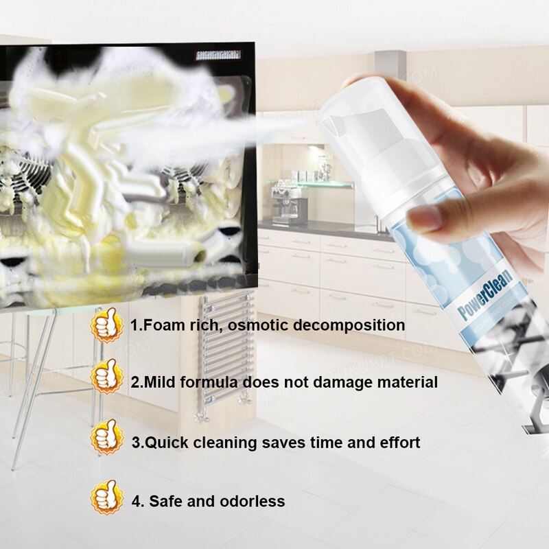 All Purpose Cleaner Heavy Duty Cleaner Cooktop Cleaning Removes Grease Grime Buildup For Kitchen HY99