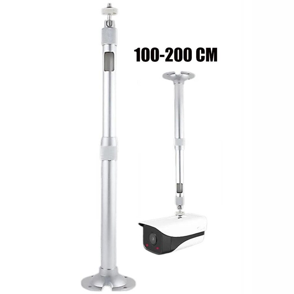 100-200cm Length Adjustable Projector Ceiling Wall Mount Stand Security CCTV Camera Stand Monitoring Aluminum Telescopic Bracket