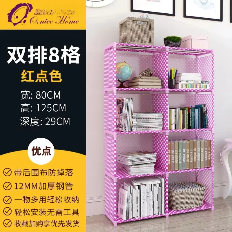 Armario multicapa a prueba de polvo, estantería divisoria de alta capacidad para dormitorio, armario de almacenamiento de montaje Simple abierto, muebles de dormitorio: Chocolate