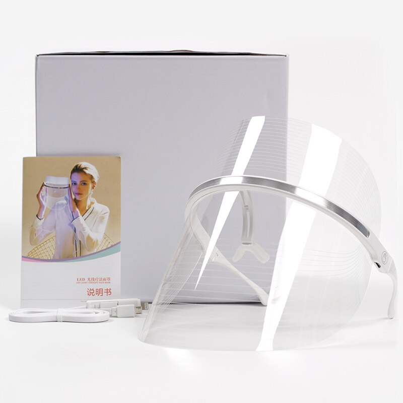 Led Mask Photon Electric LED Facial Mask LED Skin Rejuvenation Anti Wrinkle Acne Photon Therapy Home Salon Beauty Tool
