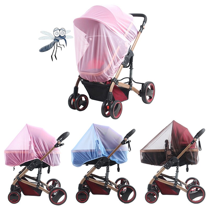 Kinderwagen Wandelwagen Mosquito Insect Shield Netto Mesh Kinderwagen Accessoires Winkelwagen Klamboe Veilig Zuigelingen Bescherming