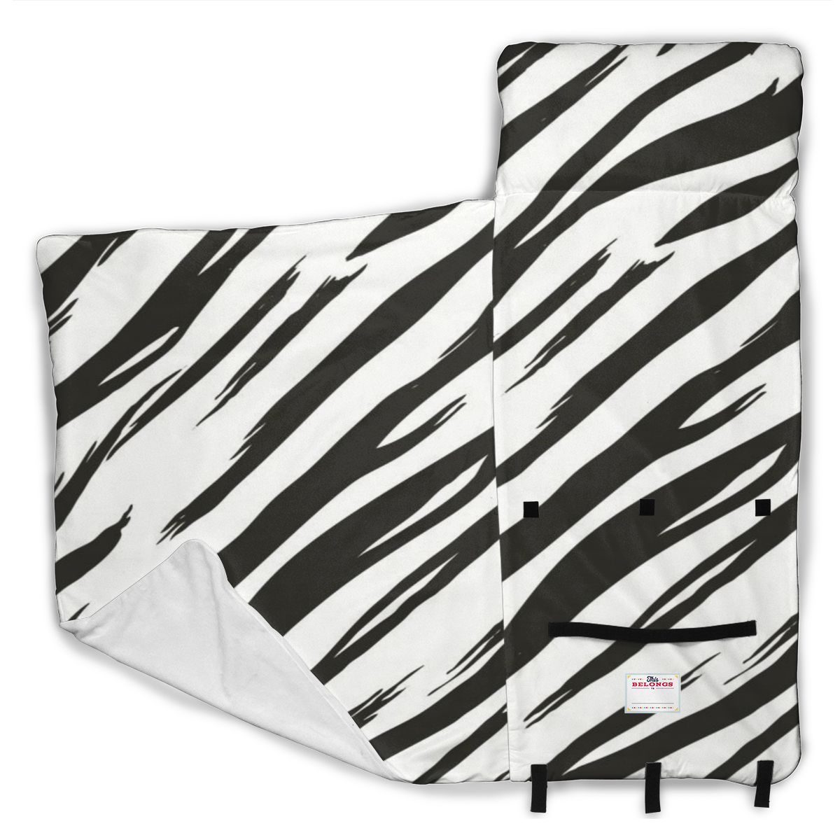 Drôle zèbre peau matelas enfant en bas âge sieste tapis de couchage maternelle enfants ensemble de literie avec oreiller
