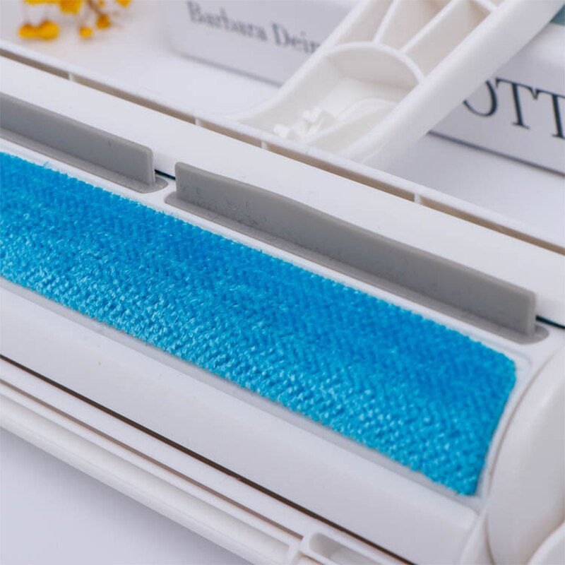 1Pc 2-Way Pet Hair Remover Roller Verwijderen Hond Kat Haar Van Meubels Zelfreinigende Lint Huisdier haar Bont Verwijdering Een Hand Bedienen