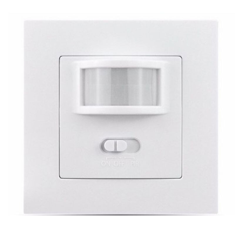 Infrared PIR Motion Sensor Switch PVC Recessed Wall Lamp Light Bulb AC 110-240V